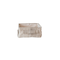 Hello Honey® Large Natural Rectangular Hemp Fiber & Metal Bin with Cotton Canvas Lining & Handle